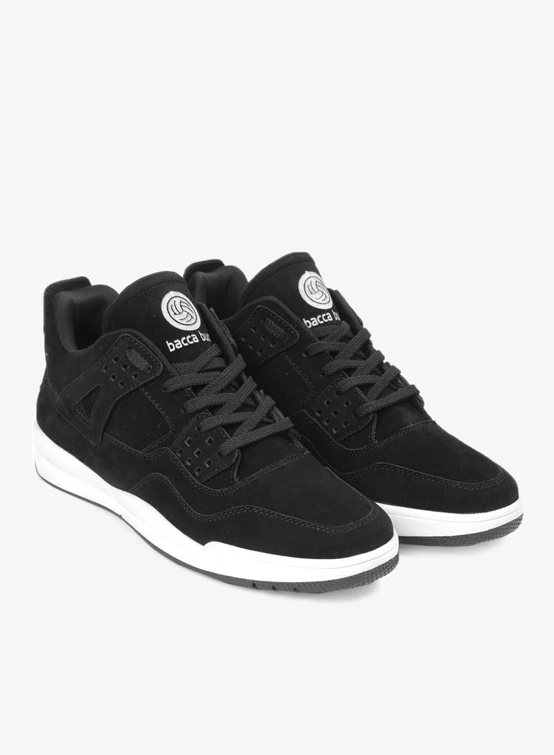 Bacca Bucci Black Ultraforce Mid-Top Retro Fashion Athletic Sneakers for Men | Best Price UAE